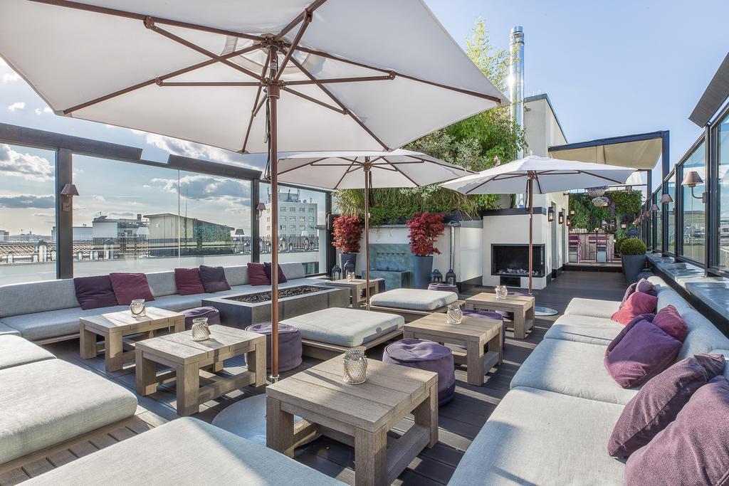 Hotel Zoo Berlin Dış mekan fotoğraf The rooftop terrace